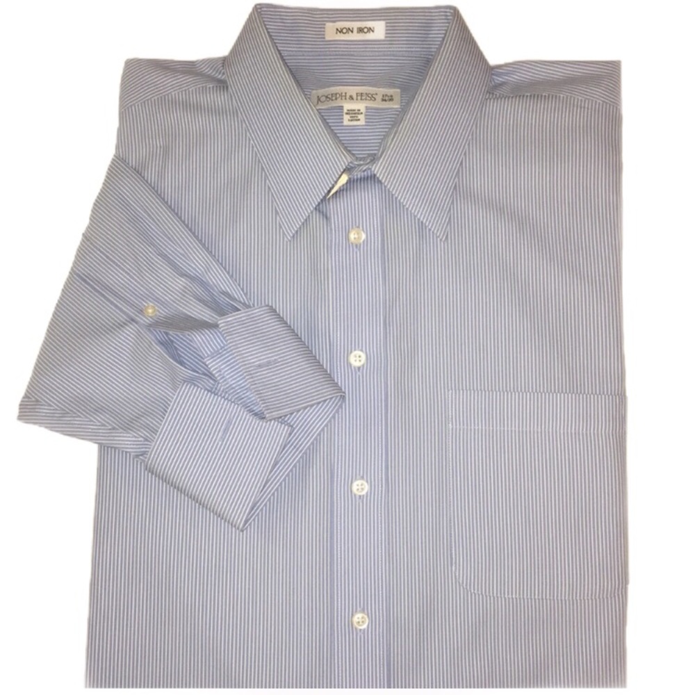 JOSEPH & FEISS Pointed Collar Dress Shirt Cuff 🏆